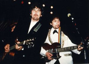 George Harrison, Bob Dylan  1988,, NYC.jpg